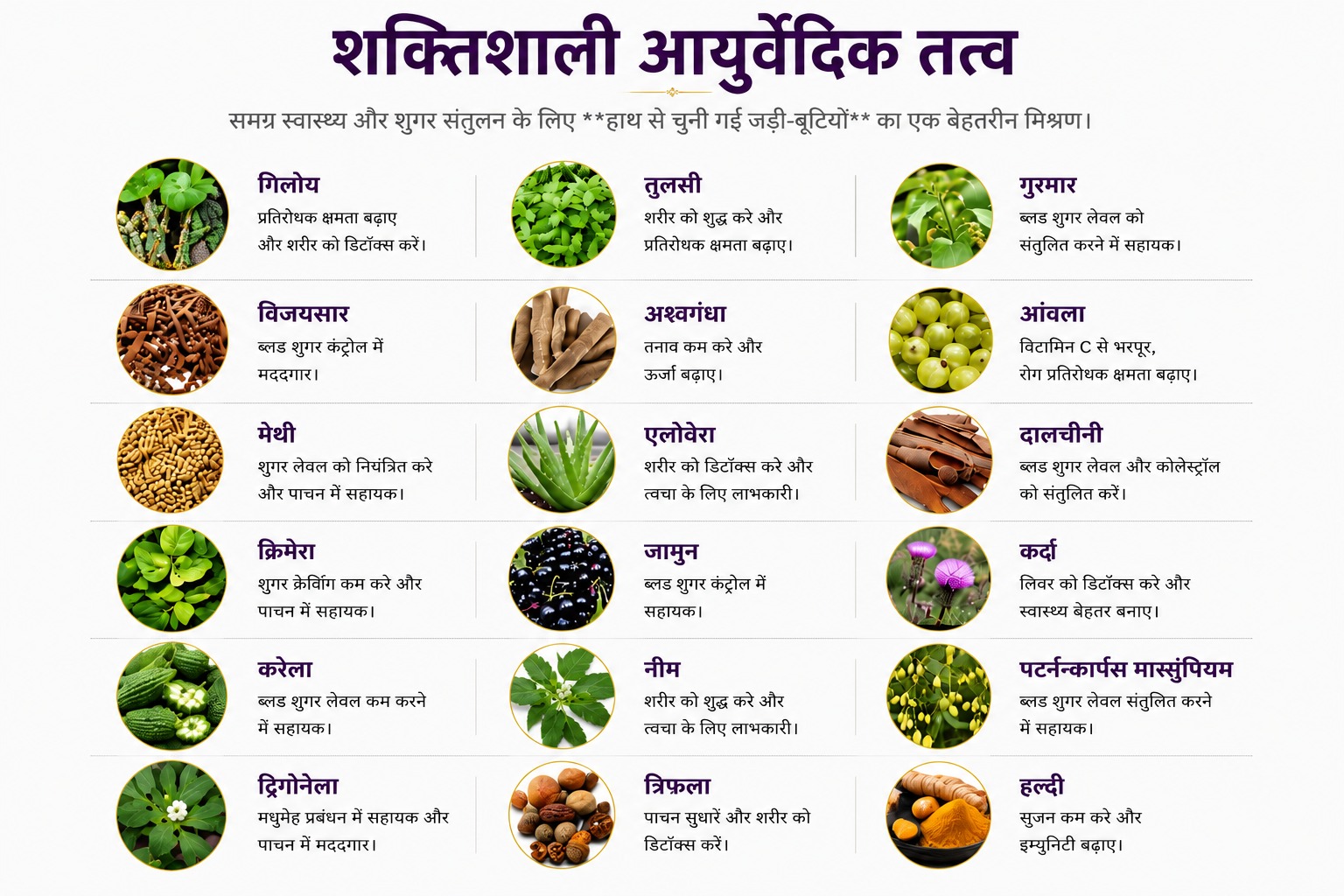18 शक्तिशाली आयुर्वेदिक तत्व